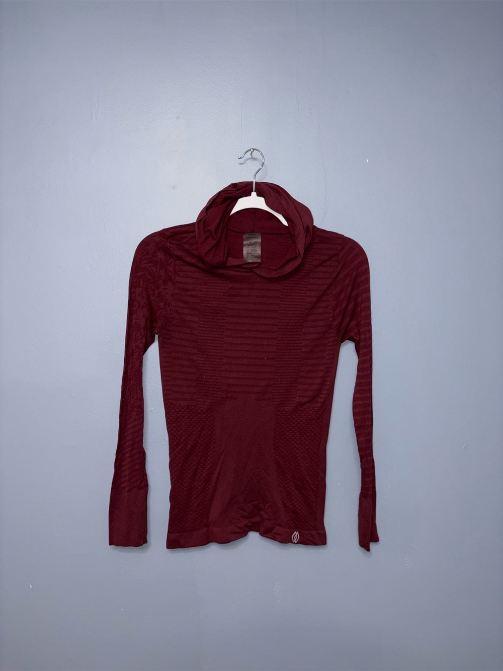 Climawear • Burgundy Printed Hooded Longsleeve